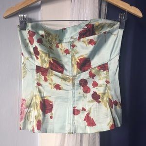 Dolce & Gabbana Tops - Dolce and Gabbana silk tube top Dolce & Gabbana Tops - Dolce and Gabbana silk tube top